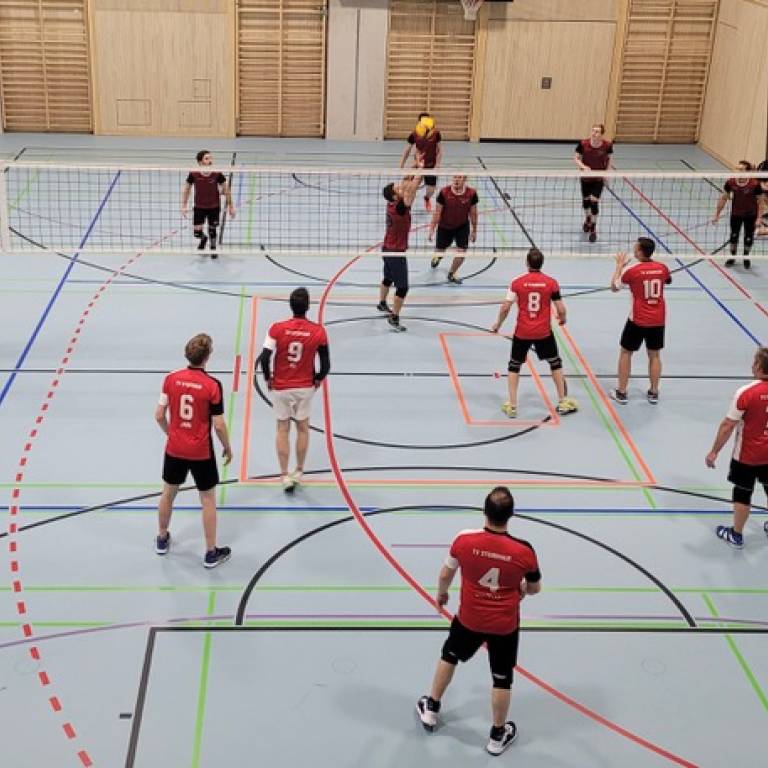 Aufstieg der Volleyballer in die 1. Liga des ZTV